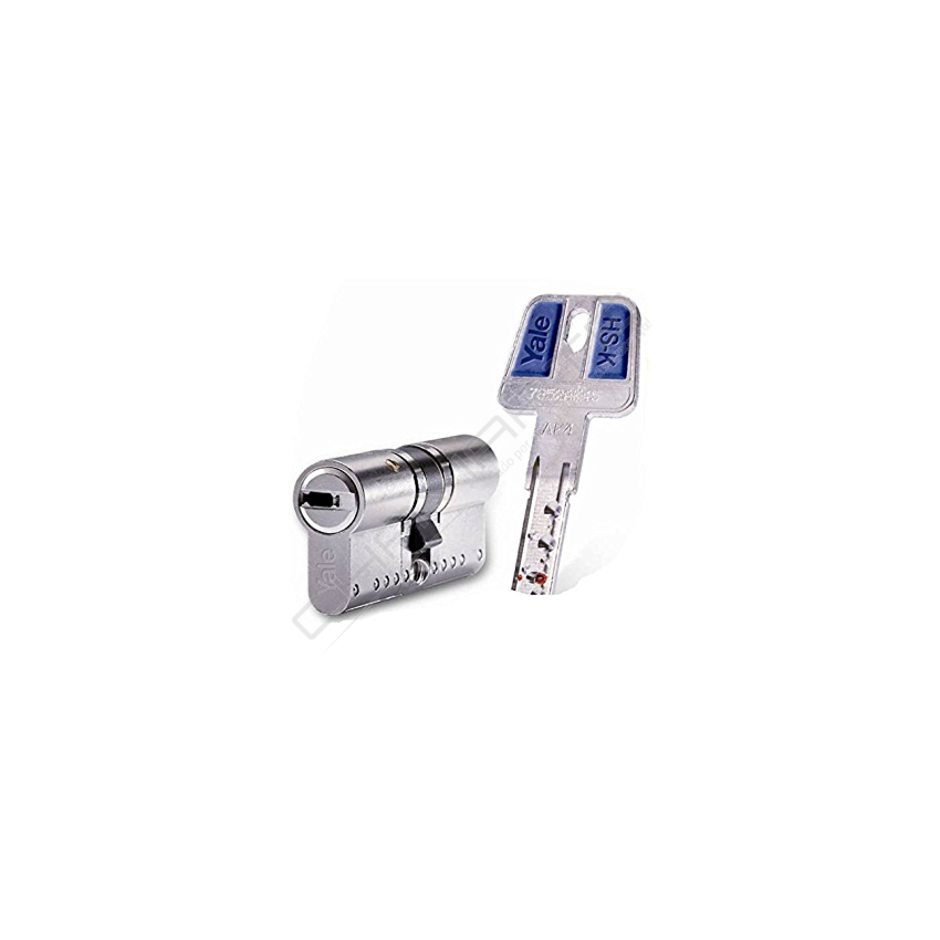 Cilindro Yale HSK 35x35mm niquelado
