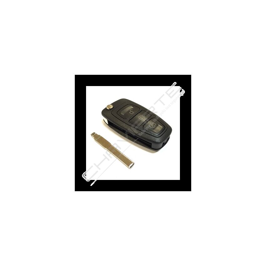 Caixa Para Comando Ford Flip 3 Botões