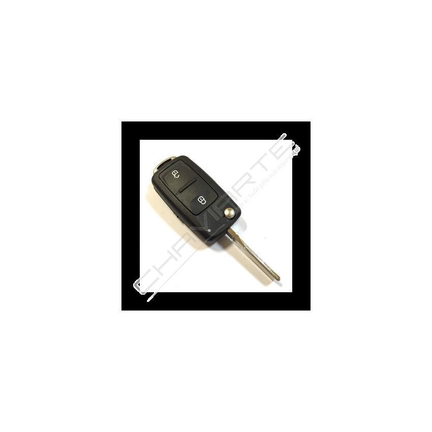 Caixa Para Comando Volkswagen Flip 2 Botões (5K0)