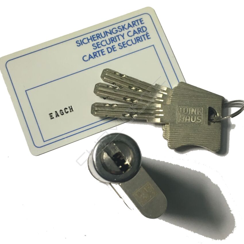 Cilindro Winkhaus XT 30x40mm niquelado