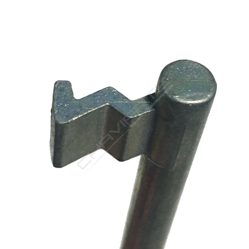 Chave paletão para fechadura corta fogo