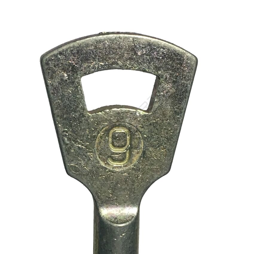 Chave paletão para fechadura corta fogo