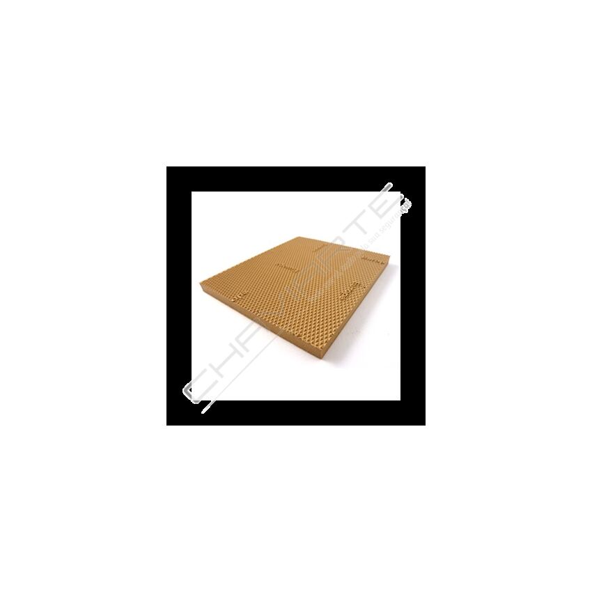 Placa de Borracha para capas Europa 56cm X 42cm  E=6mm Beje