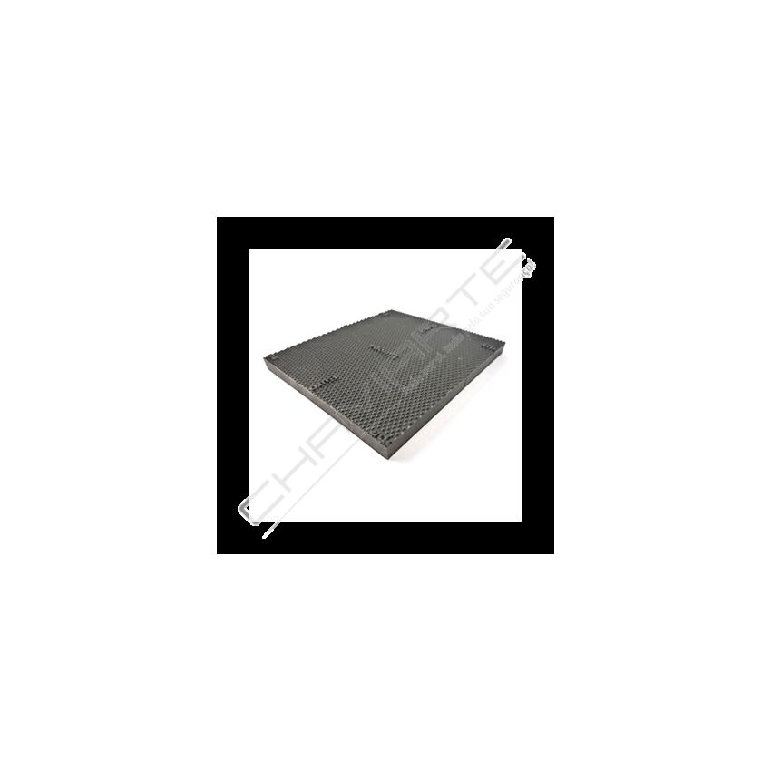Placa de Borracha para capas Europa 56cm X 42cm  E=6mm Preto