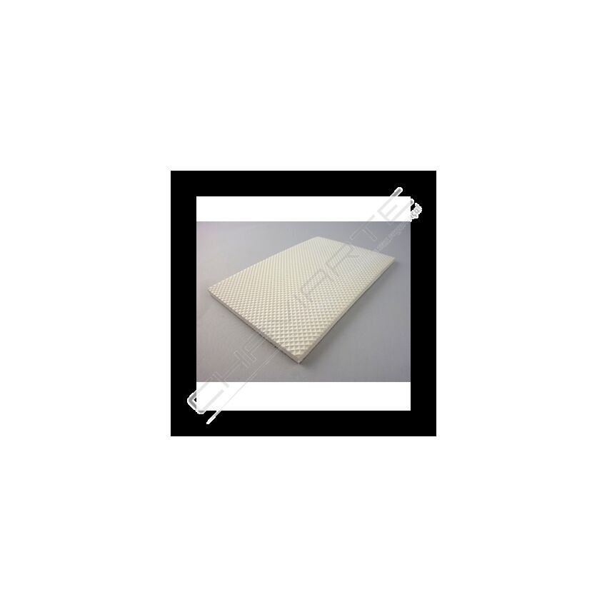 Placa microporosso Rombos  53cm X 90cm E=3mm Branco