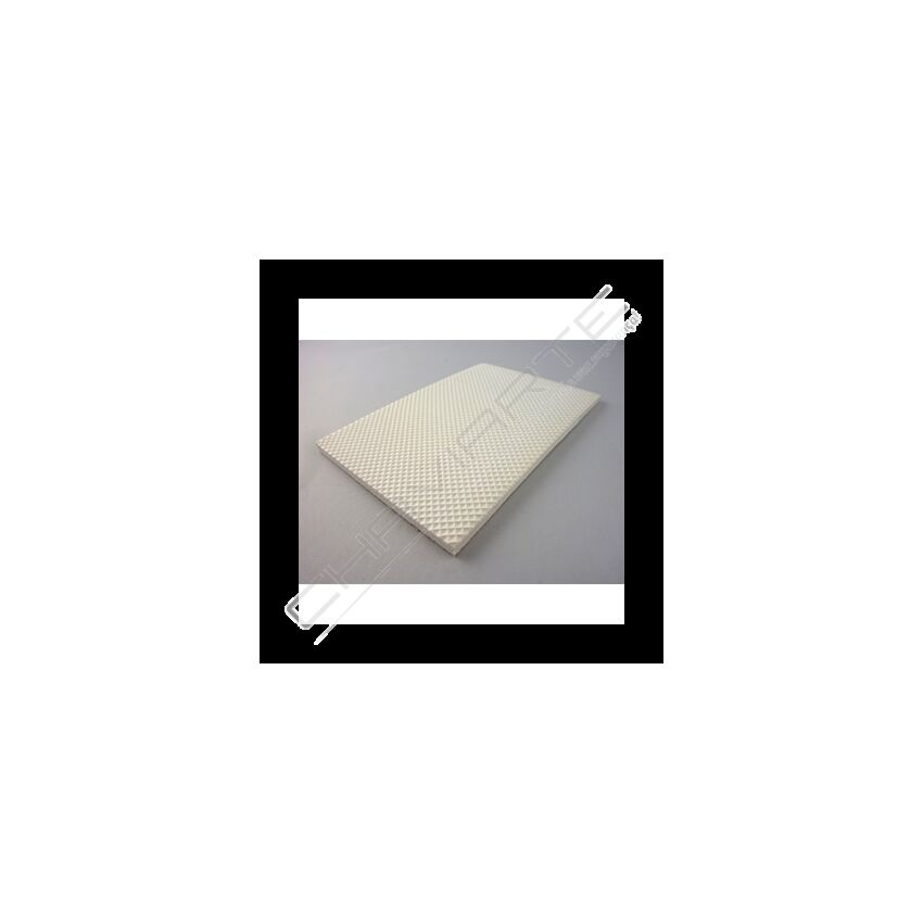 Placa microporosso Rombos  53cm X 90cm E=6mm Branco