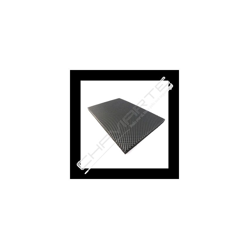 Placa microporosso Rombos 53cm X 90cm E=9mm Preto