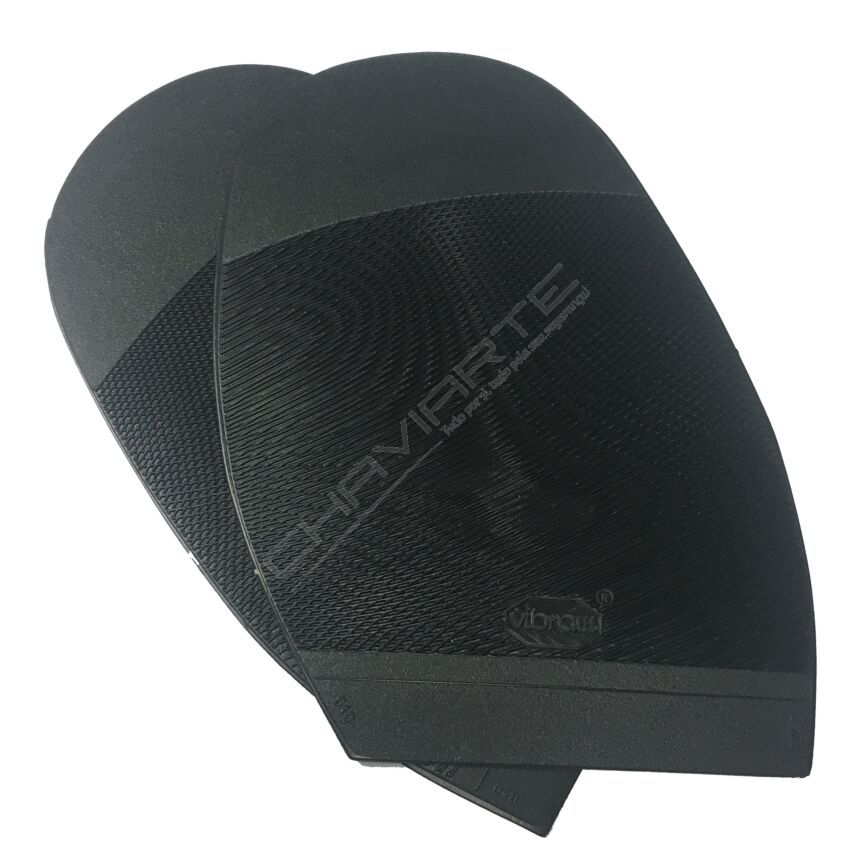 Meias solas Vibram Ariel Médio Nº010 Preto