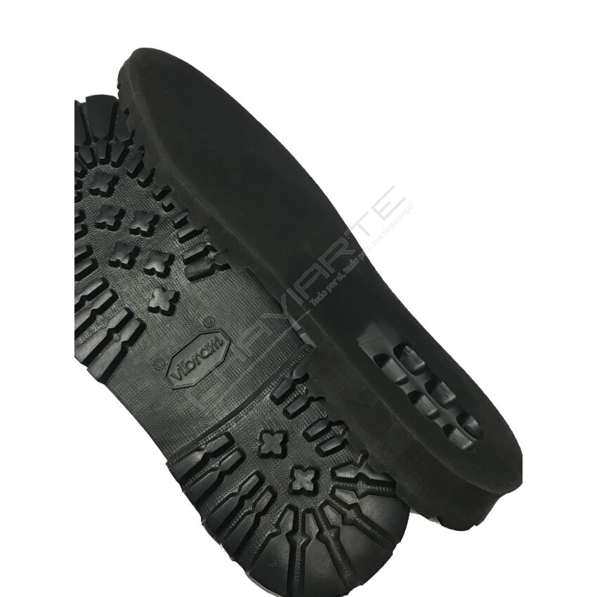 Solas inteiras Vibram Betulla Tranciata - 35/38 Preto