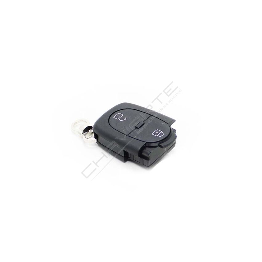 Caixa Para Comando Audi Flip 2 Botões (Pilha CR2032)