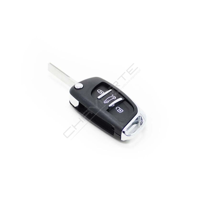 Caixa de Conversão Para Comando Citroën Flip 3 Botões (Mala)