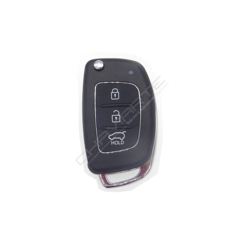 Comando Hyndai Flip Três Botôes Id46 2013+