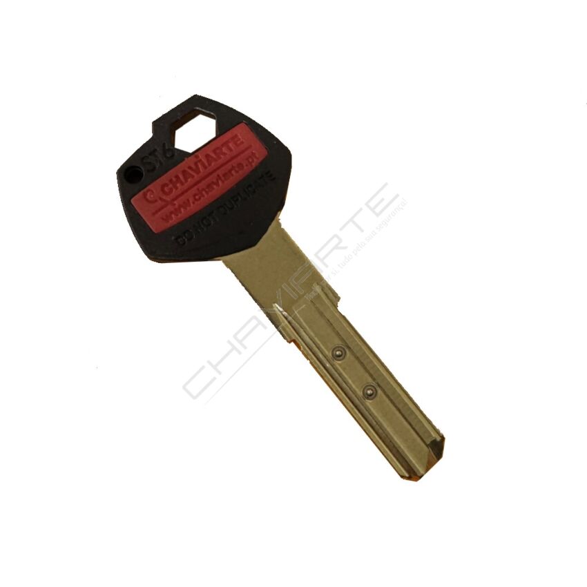 Chave especial Tesa / Chaviarte original ST6 (pedido à sede por cartão)