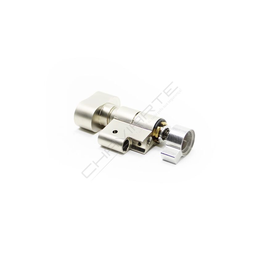 Componente M&C p/adaptar botão push niquelado ao cilindro C-Max
