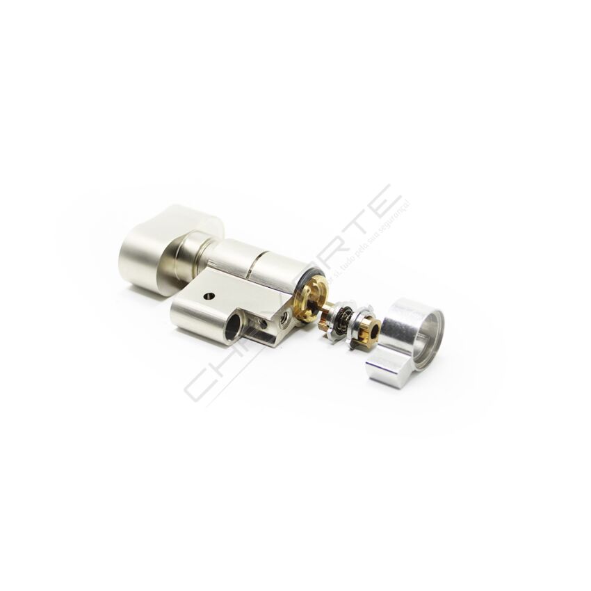 Componente M&C p/adaptar botão push niquelado ao cilindro C-Max