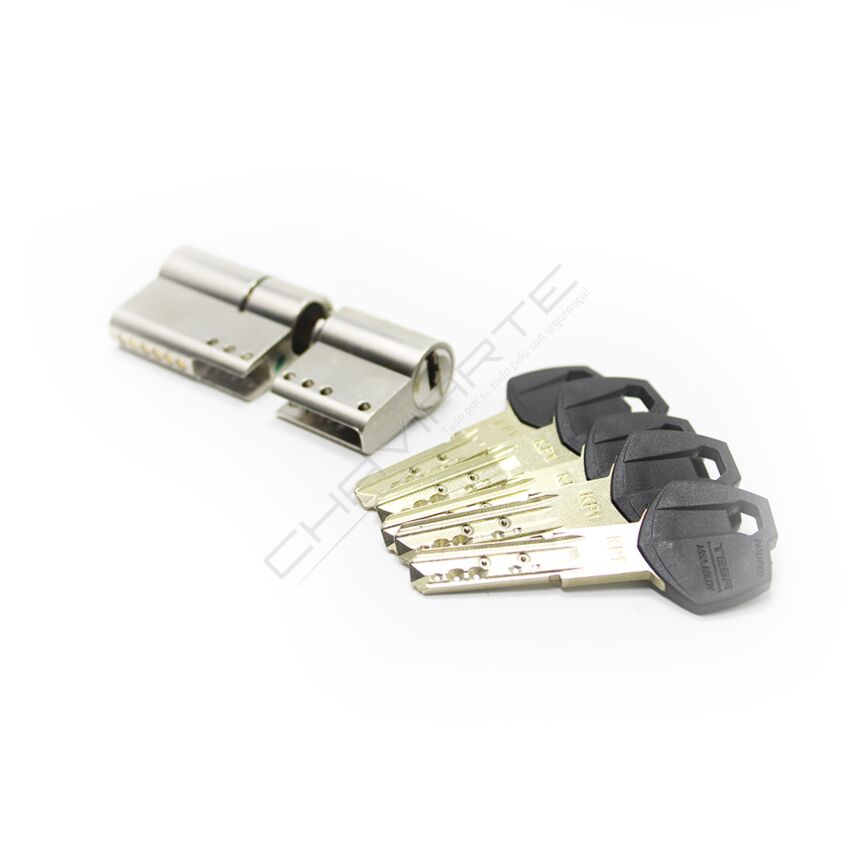 Cilindro ST6 Chaviarte modular niquelado