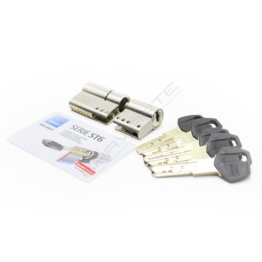 Cilindro ST6 Chaviarte modular niquelado