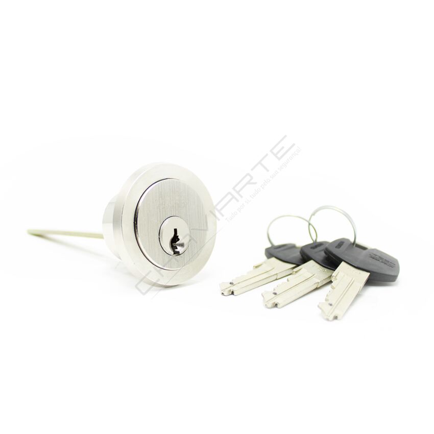 Cilindro Tesa TK6 redondo solto, niquelado
