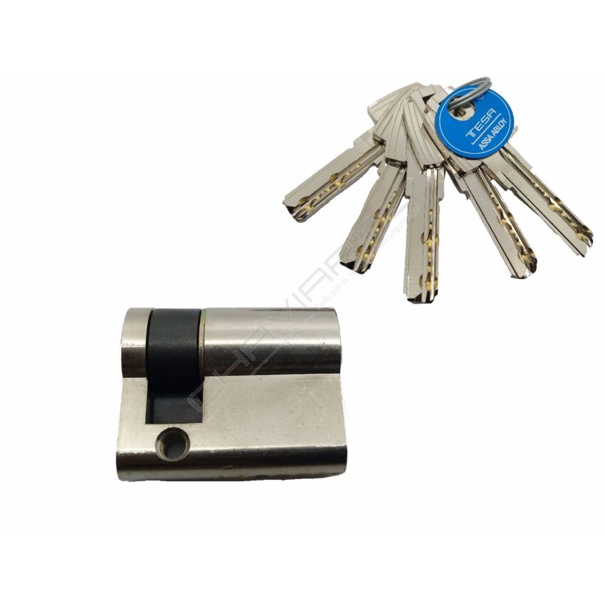 Cilindro Tesa T60 45x10mm niquelado