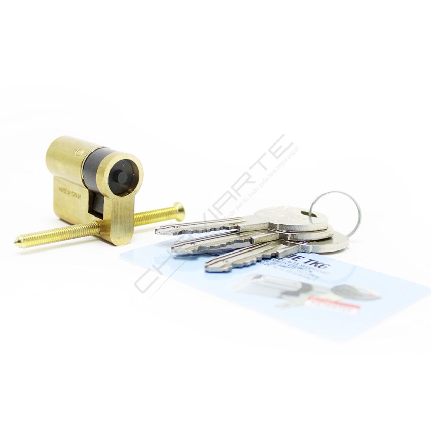 Cilindro Tesa TK6 30x10mm latonado