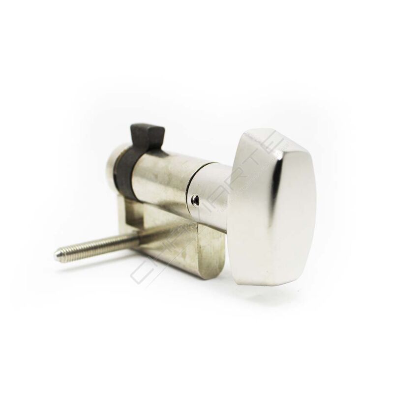 Cilindro Tesa TE5 30x10mm niquelado com botão