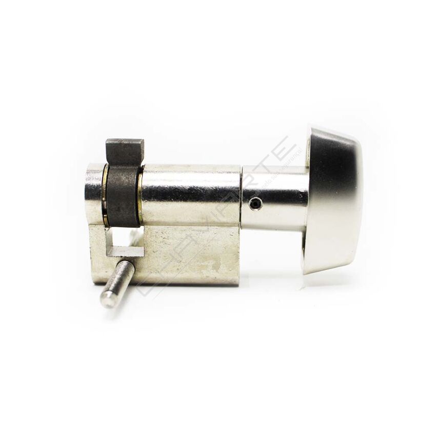 Cilindro Tesa TE5 40x10mm niquelado com botão