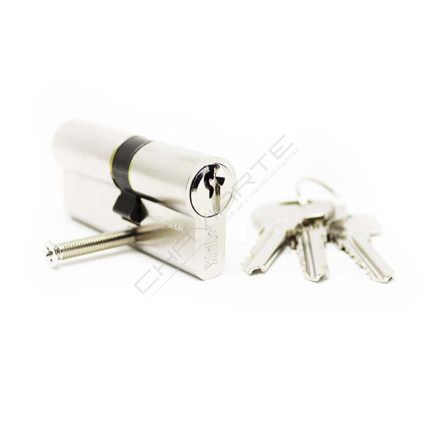 Cilindro Yale YL5 30x40mm niquelado