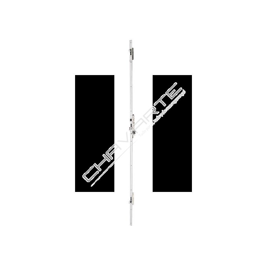 Fechadura multiponto 3 pontos TESA 4230P, chapa plana, entrada 25mm, inox