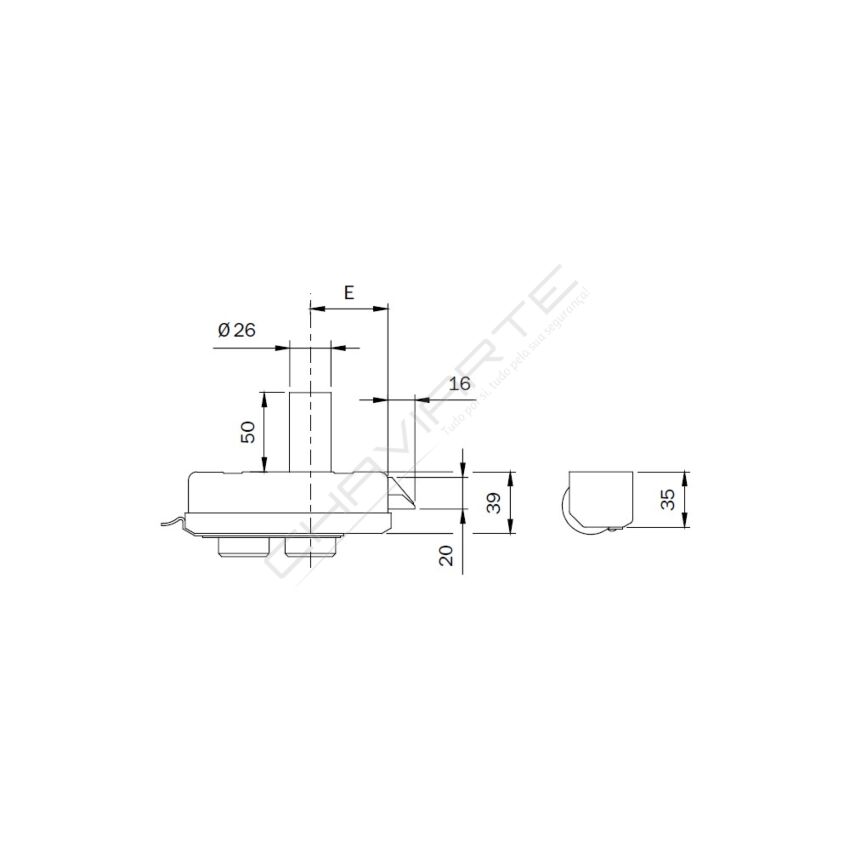 Fechadura ISEO 520320605