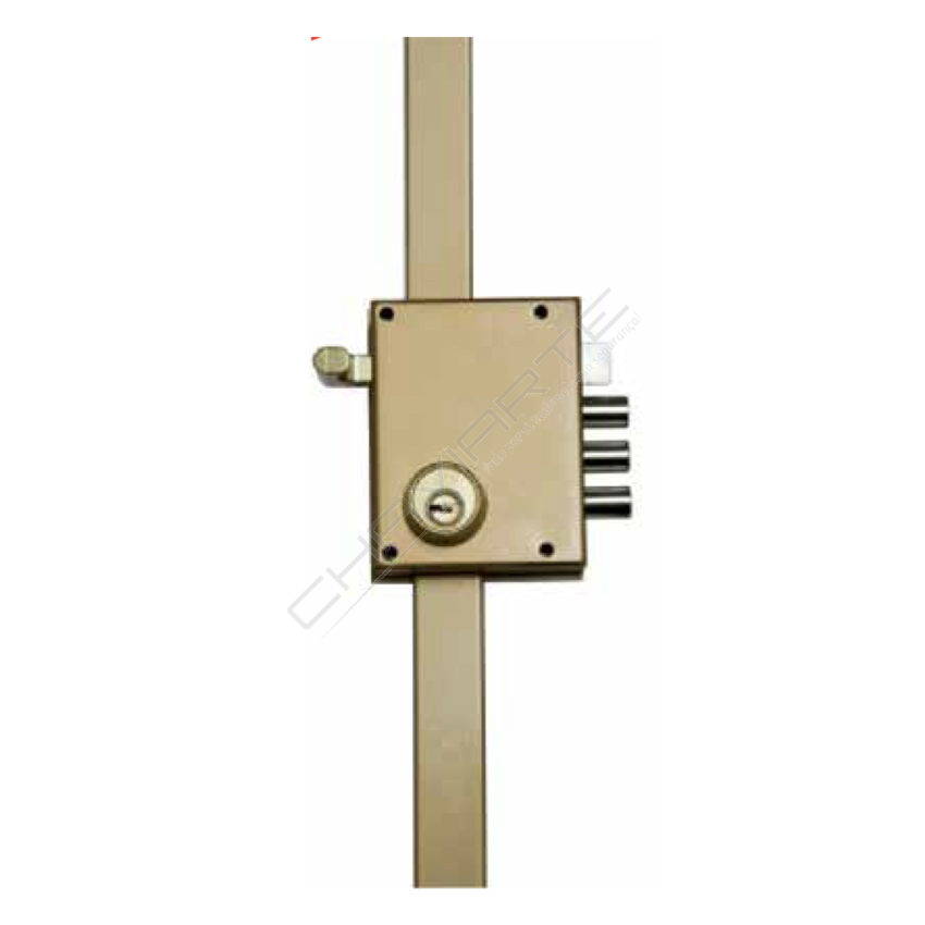 Fechadura 3 pontos UCEM 4510, entrada 40mm, de sobrepor, direita