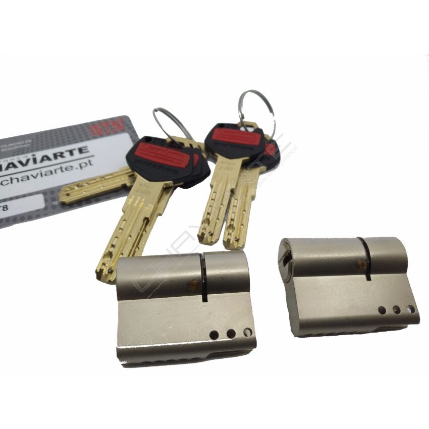 Cilindro ST8 Chaviarte modular niquelado