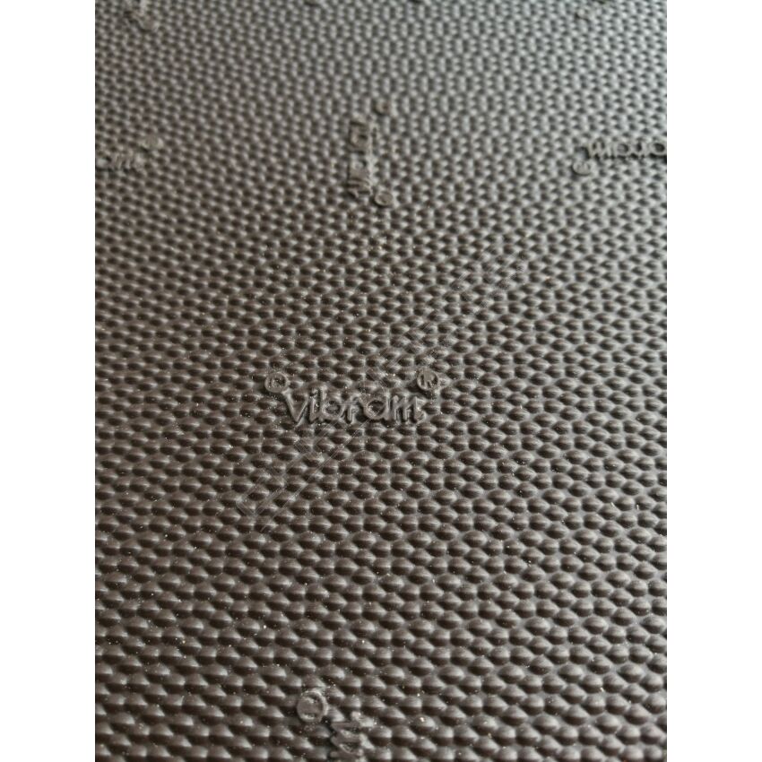 Placa de borracha Vibram Vibralam 56cm X 42cm  E=6mm Castanho