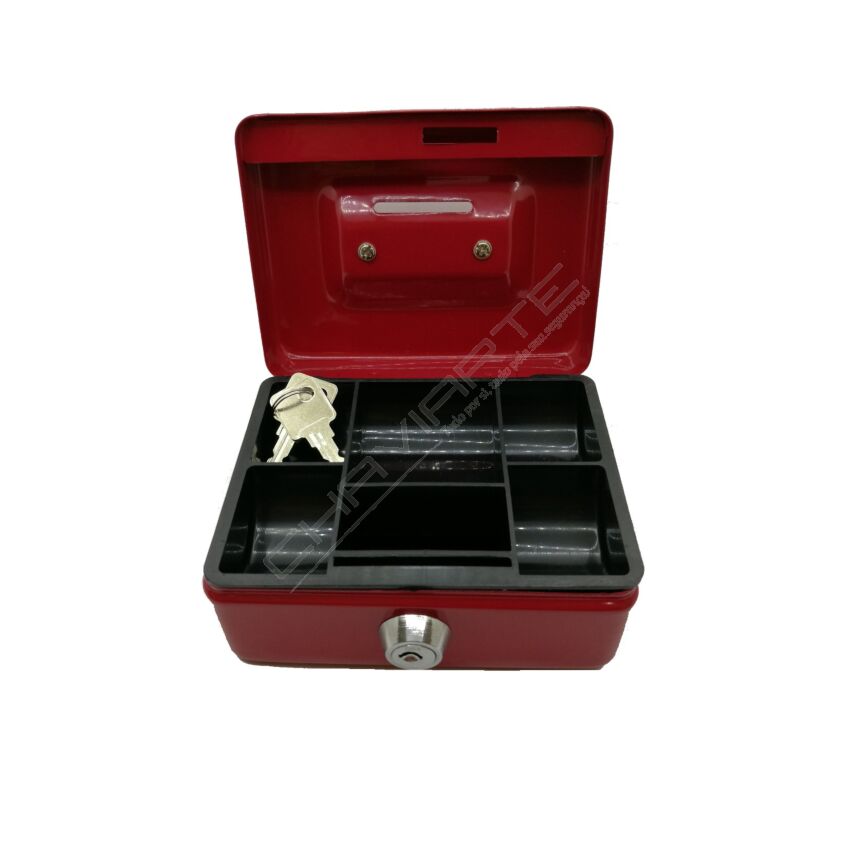 Cofre portátil BTV modelo 11 vermelho
