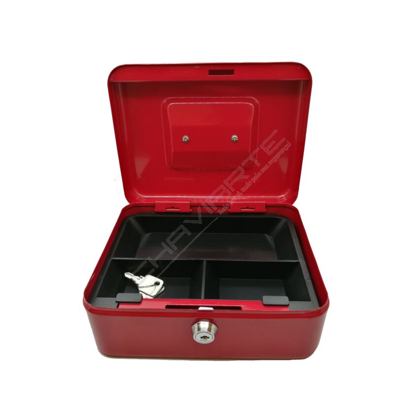 Cofre portátil BTV modelo 13 vermelho