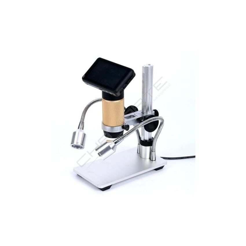 Microscopio Digital C/Led e Monitor LCD