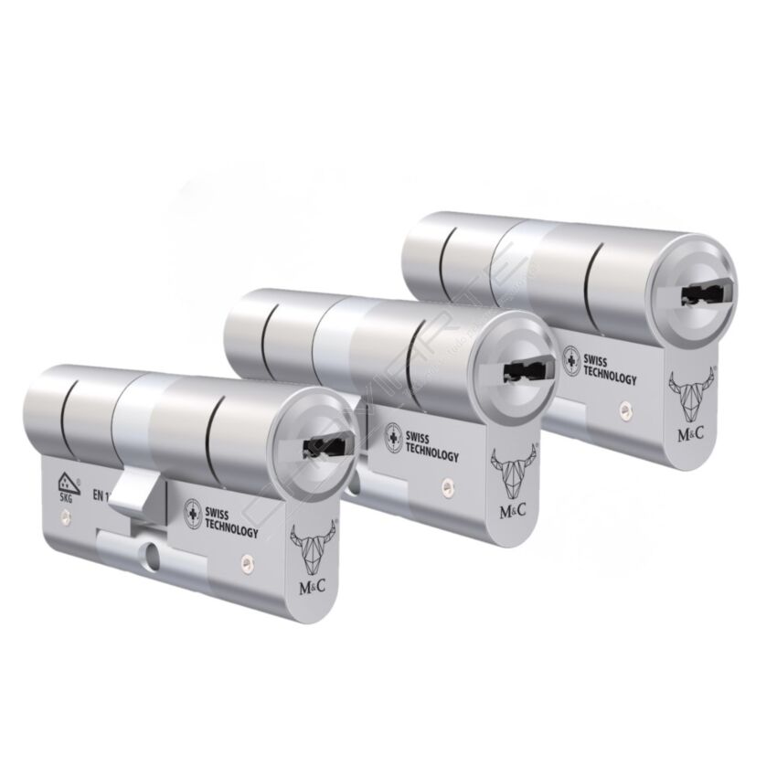 PACK 3 X CILINDROS M&C MINOS 32mm X 32mm NIQ