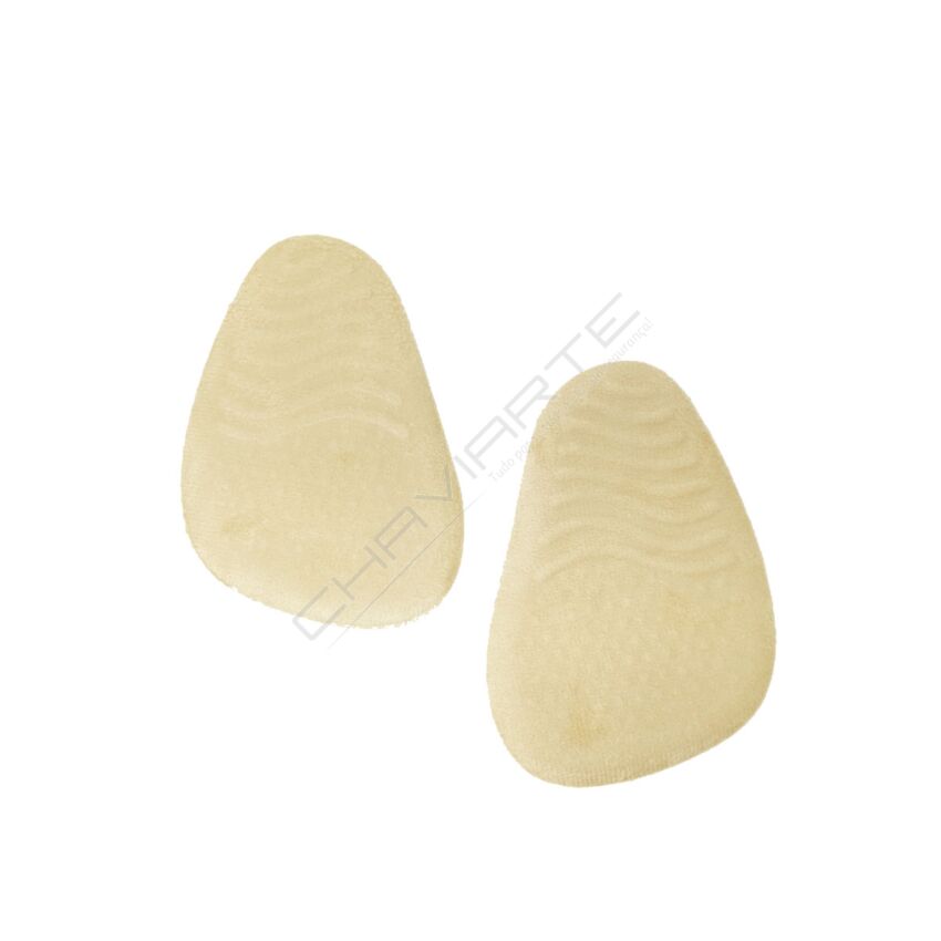 Mini palmilha Chaviarte Gel microfibra bege