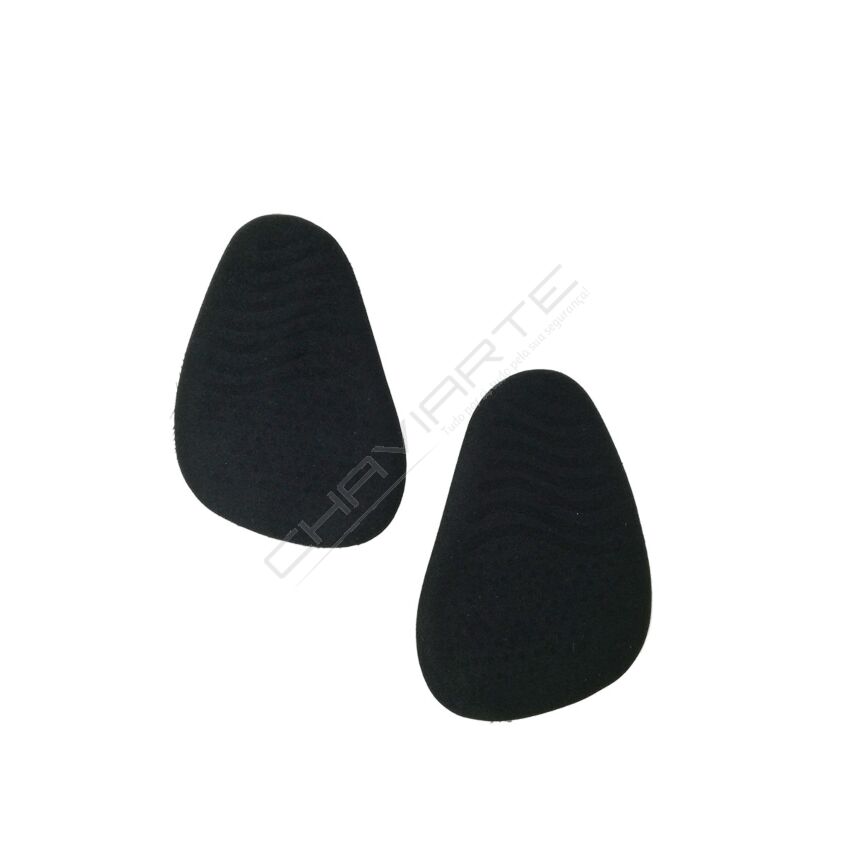 Mini palmilha Chaviarte Gel microfibra preto