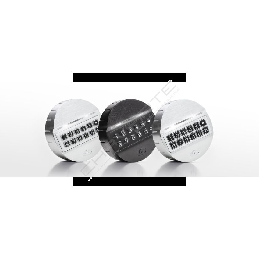 Fechadura Universal +Duplo Teclado Negro + Interface
