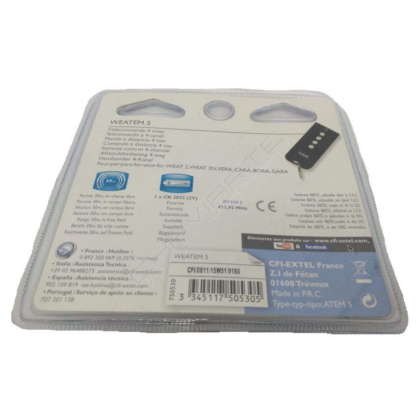 Comando EXTEL ATEM5