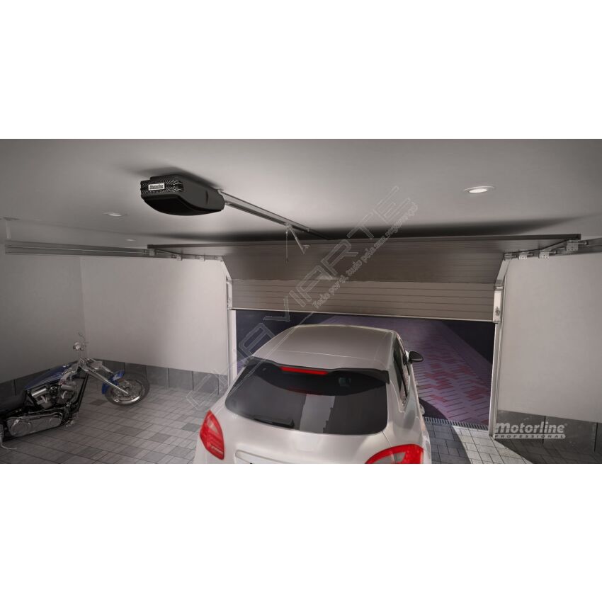 Kit Motorline Roso 100 Para Portões Seccionados