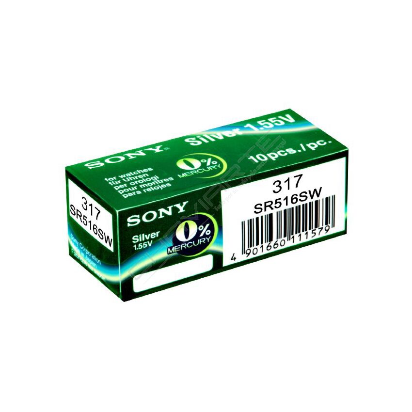 Pilha SR0516SW, 317