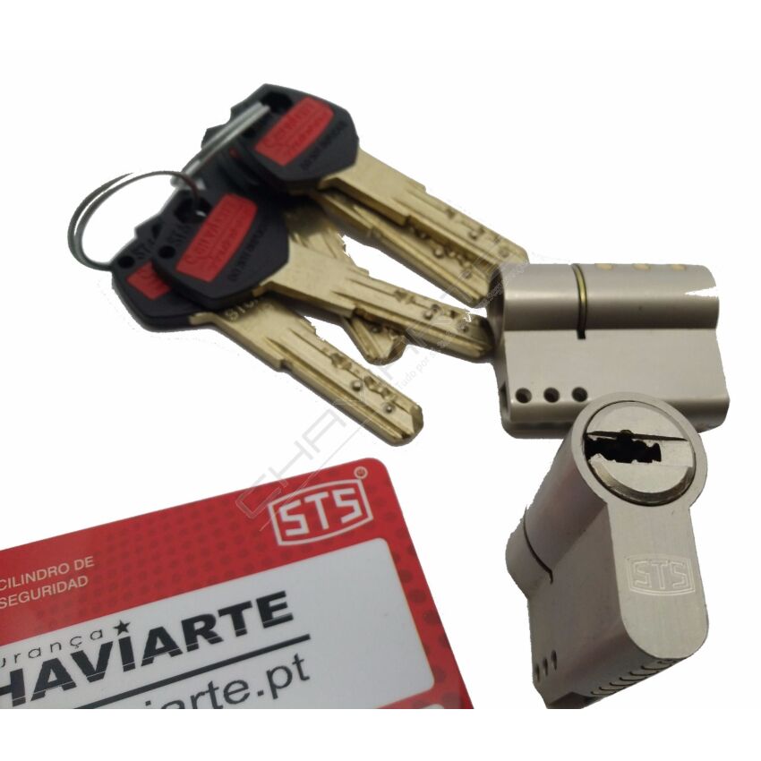 Cilindro ST6 Chaviarte modular niquelado