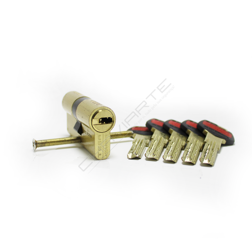 Cilindro ST8 Chaviarte 30x30mm latonado