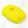 Capa silicone Mercedes, três botões, amarela