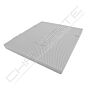 Placa de Borracha para capas Europa  56cm X 42cm  E=6mm Branco