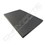 Placa microporosso Rombos 53cm X 90cm E=6mm Preto