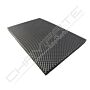 Placa microporosso Rombos 53cm X 90cm E=9mm Preto