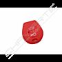 Capa silicone Volkswagen, dois botões, vermelho