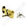 Cilindro Tesa TE5 30x40mm latonado com botão